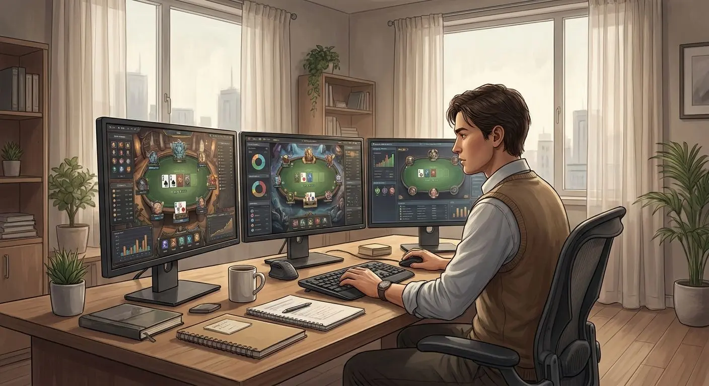 Especialista a analisar jogos de mesa online